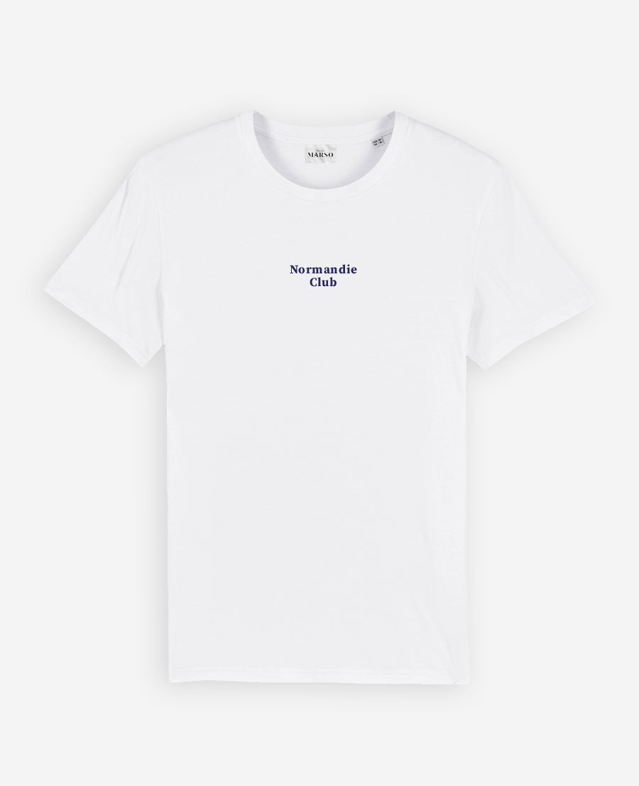 T-shirt Homme Blanc Broderie personnalisable