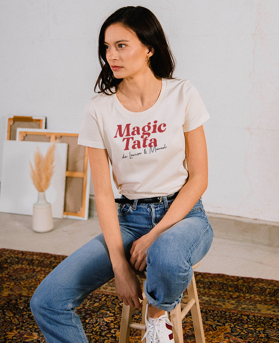 T-shirt femme personnalisé Magic Tata