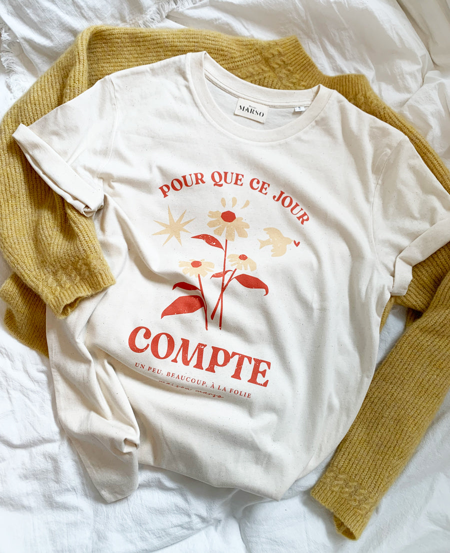 T-shirt unisexe CE JOUR COMPTE