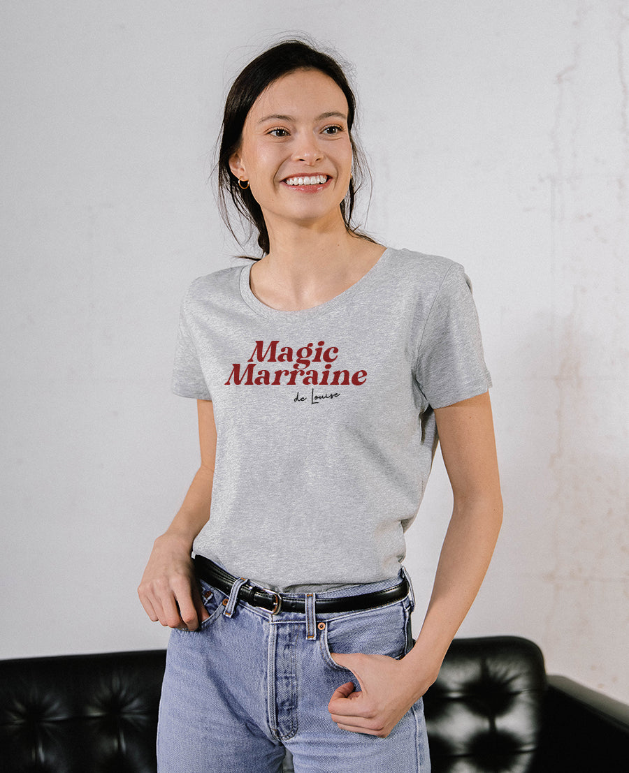 T-shirt femme personnalisé Magic Marraine