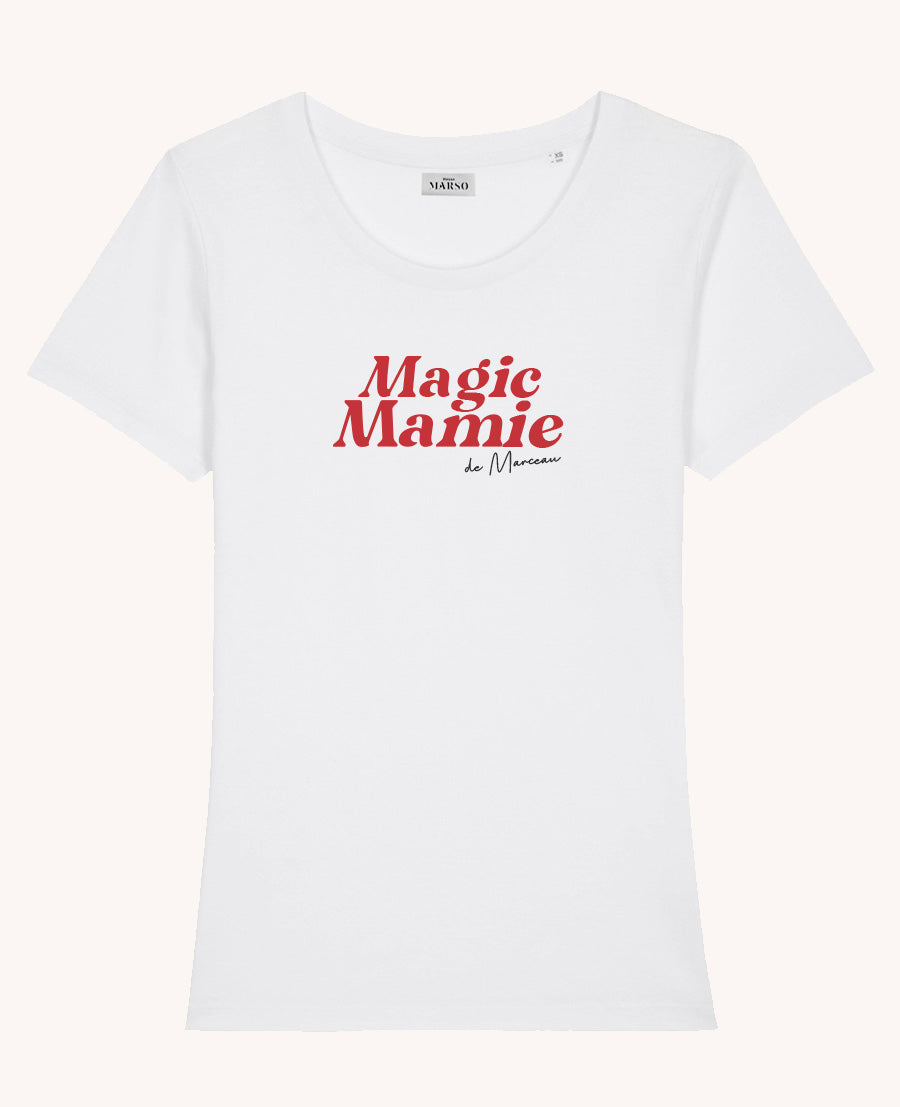 T-shirt femme personnalisé Magic Mamie